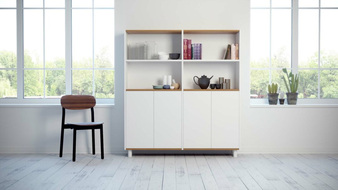 Buffet GRYD de couleur blanc pour une déco Feng Shui